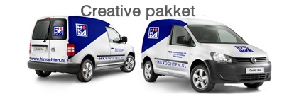 Bestelauto belettering HKV Ochten