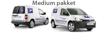 Bestelauto belettering HKV Ochten