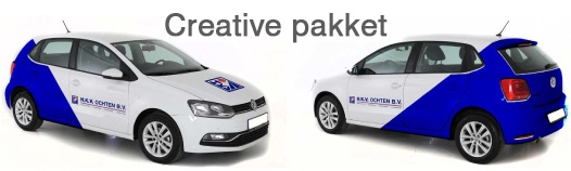 Bestelauto belettering HKV Ochten