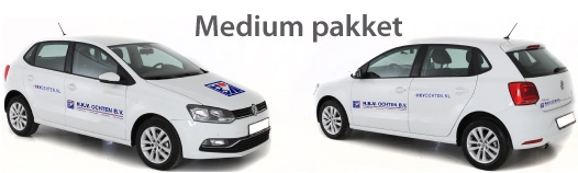 Bestelauto belettering HKV Ochten