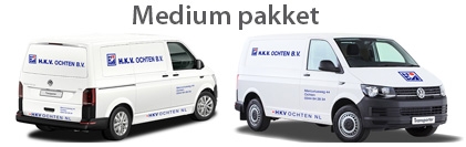 Bestelbus belettering HKV Ochten Bestelbus belettering HKV Ochten
