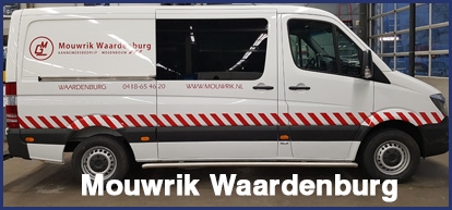 Mouwrik Waardenburg belettering
