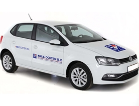 Personenauto belettering HKV Ochten