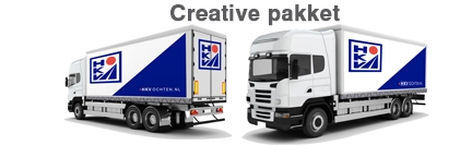 Vrachtauto belettering HKV Ochten